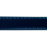 cinta terciopelo azul oscuro