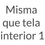 Misma que tela interior 1