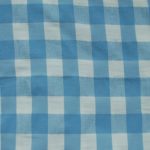 seersucker vichy grande azul